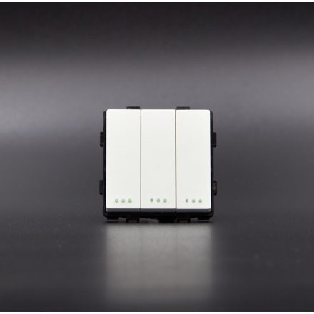 Z-Switch 3x106-os váltó/alternatív kapcsoló (3G2W) billenőkapcsoló Fehér